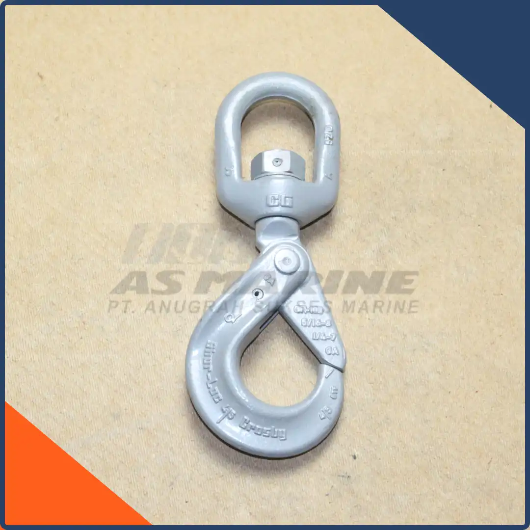 Crosby USA Swivel Shur-Loc Hook / Kait / Gancu S1326 1/4 - 5/16 Inch